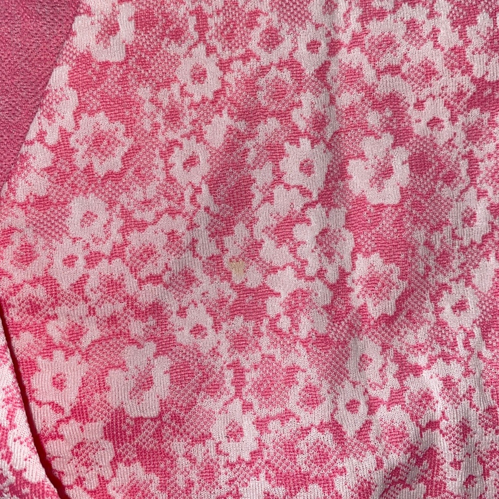 Vintage House Dress Muumuu Kimono Style Handmade Maxi Pink Floral Caftan Cottage View 6